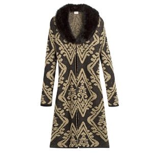 Chico’s Marielle Faux-Fur Cardigan